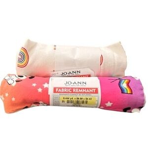 Lot Of‎ 2 PRIDE Novelty Fabric Cotton Rainbows + Dogs NEW Sewing Crafts Quilting
